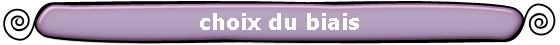 choix du biais